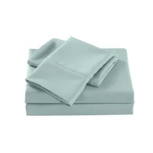 2000 Thread Count Bamboo Cooling Sheet Set | Ultra Soft Bedding | Single | Frost