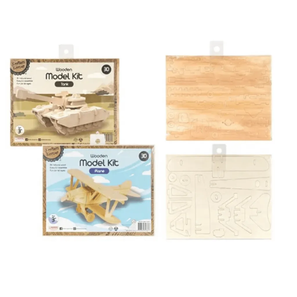 3D Wooden Model Kit