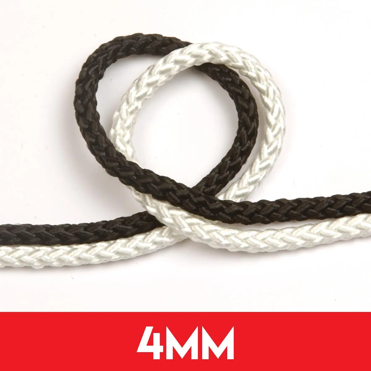 4mm 8 Plait Standard Polyester Rope