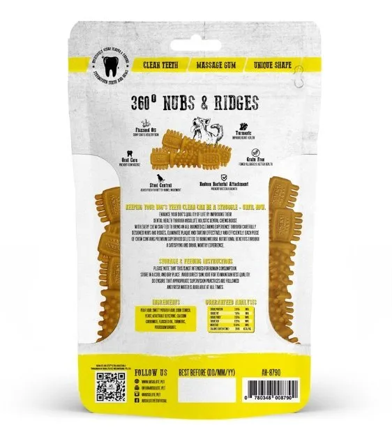 Absolute Holistic Petite Dental Dog Chews (Turmeric)