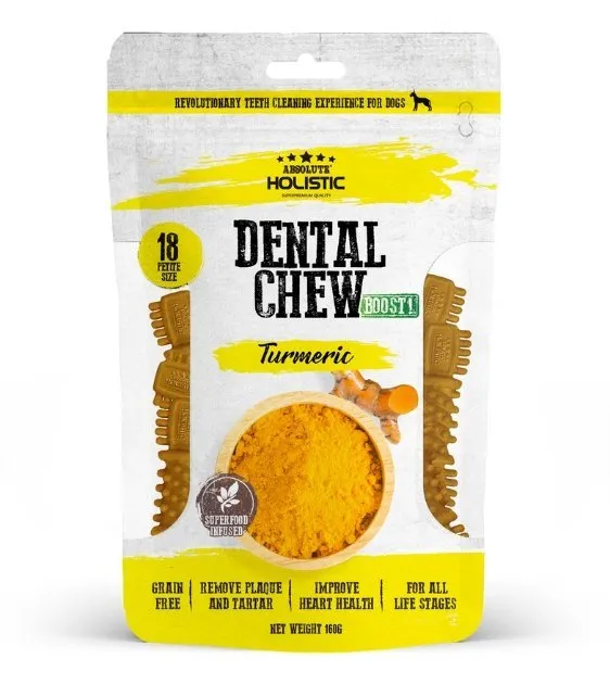 Absolute Holistic Petite Dental Dog Chews (Turmeric)