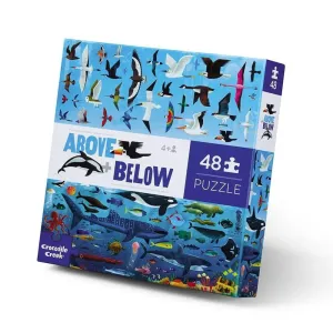 Crocodile Creek Above & Below 48 Piece Puzzle - Sea and Sky
