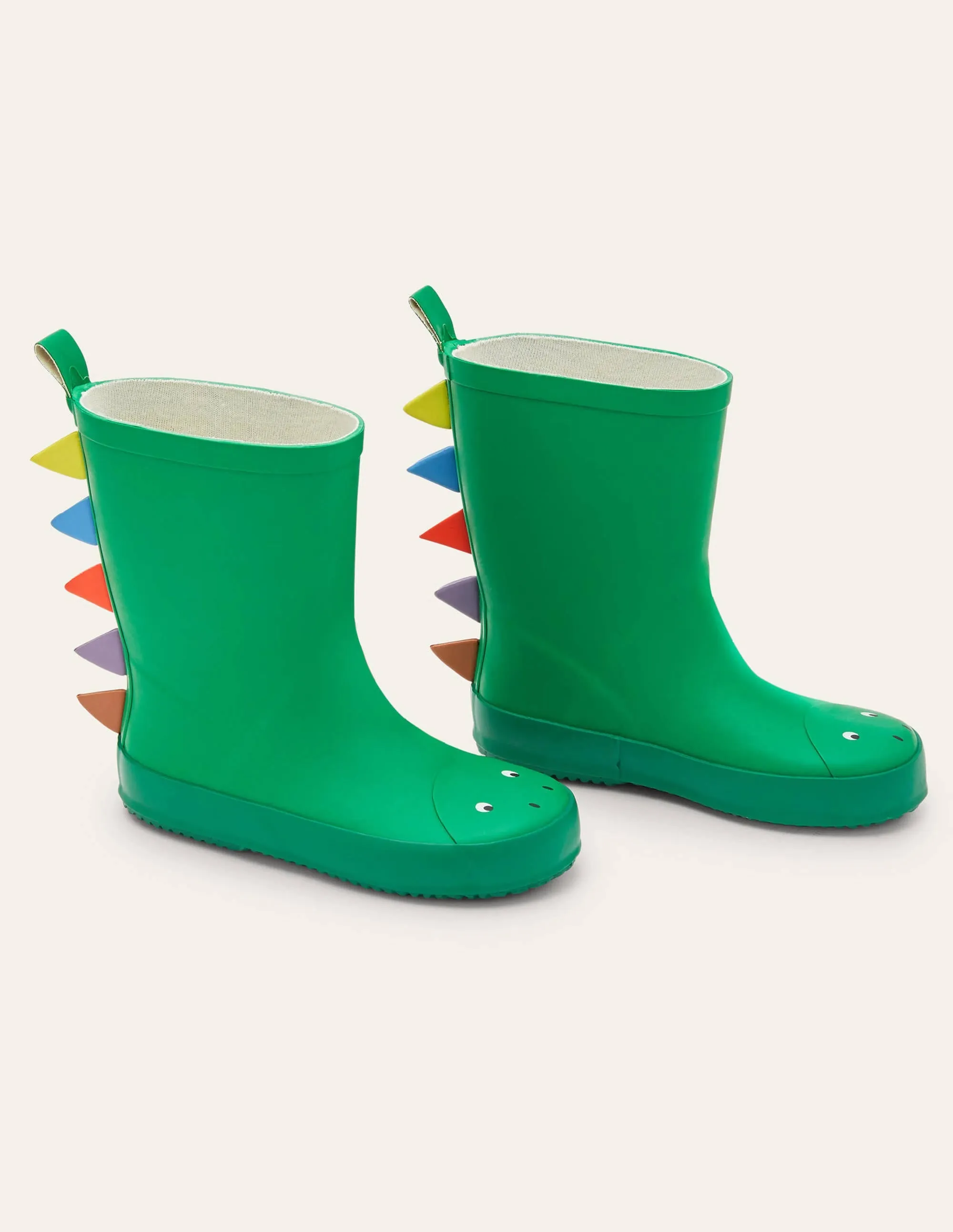 Dinosaur Wellies-Highland Green
