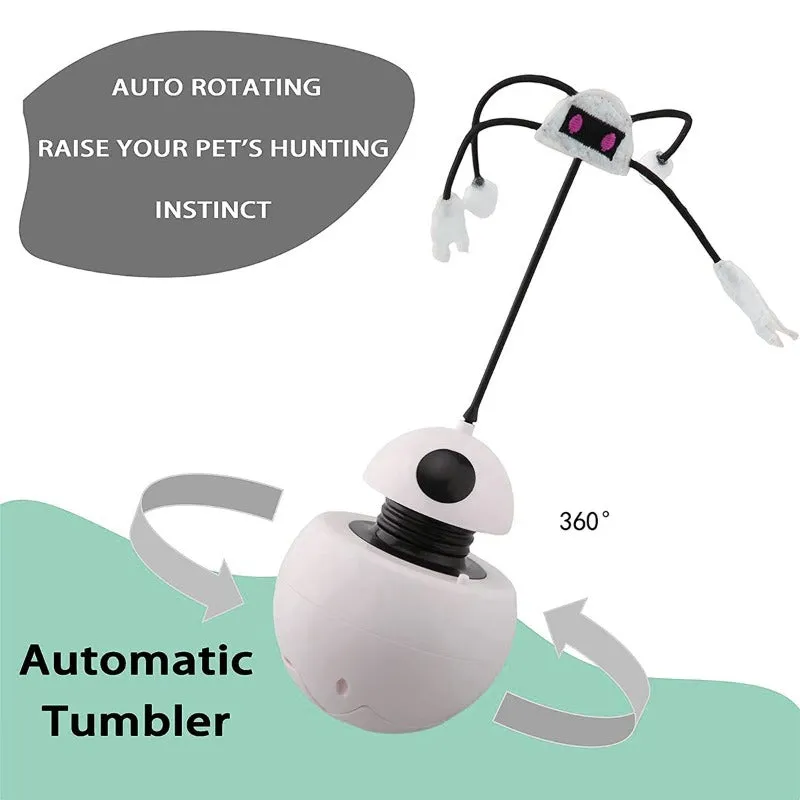 Electronic Cat Toy Rotating Tumbler Automatic Motion Interactive Cat Toys
