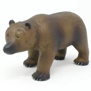 Green Rubber Toys Grizzly Bear
