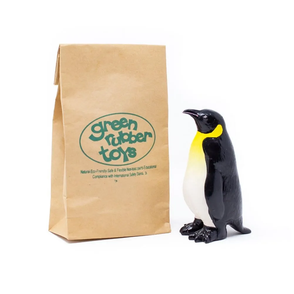 Green Rubber Toys Penguin