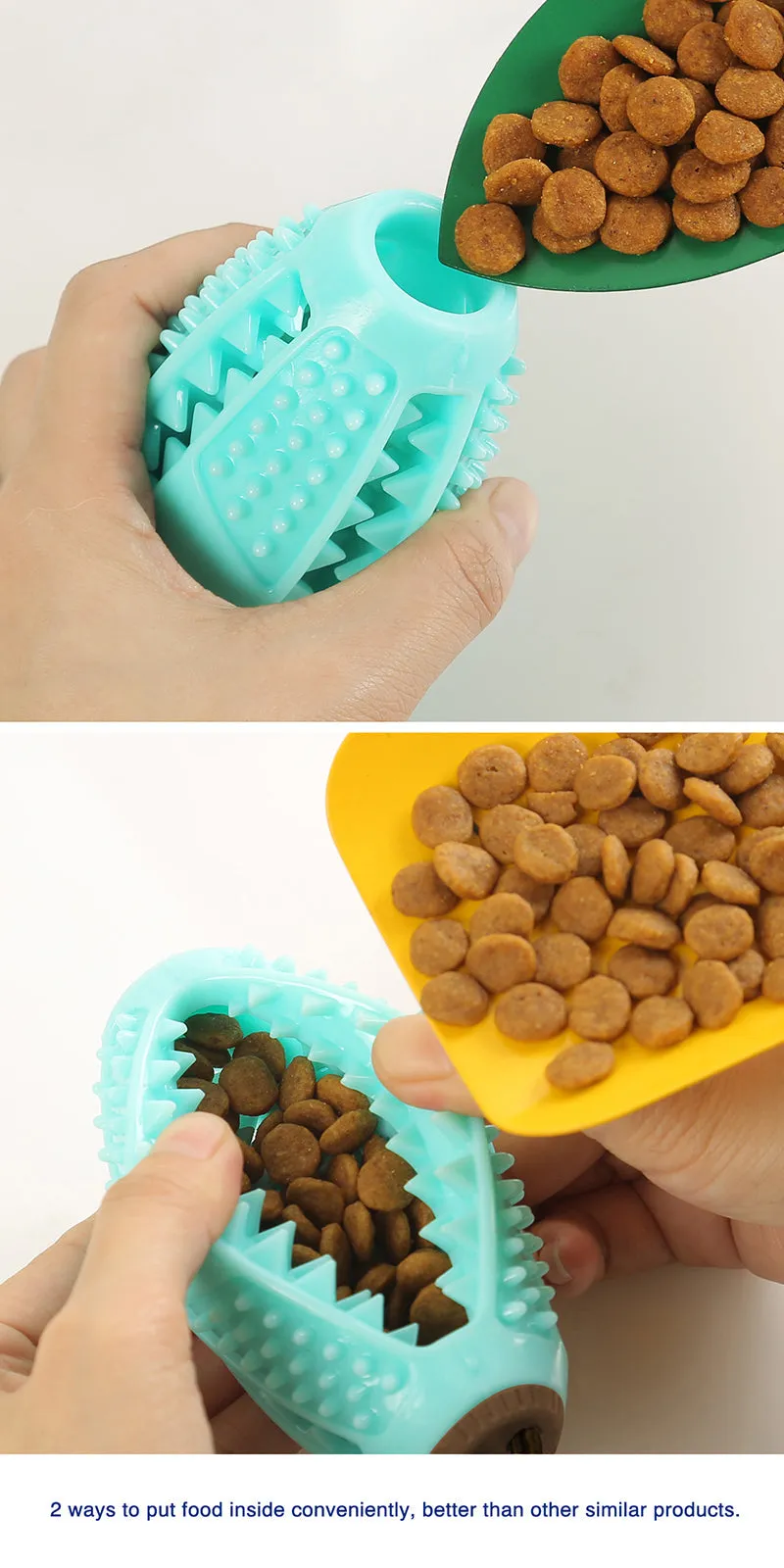 Interactive Large Dog Ball Toy with Suction Cup and Slow Feeder - Chew Toy for Golden Retrievers and Big Pets