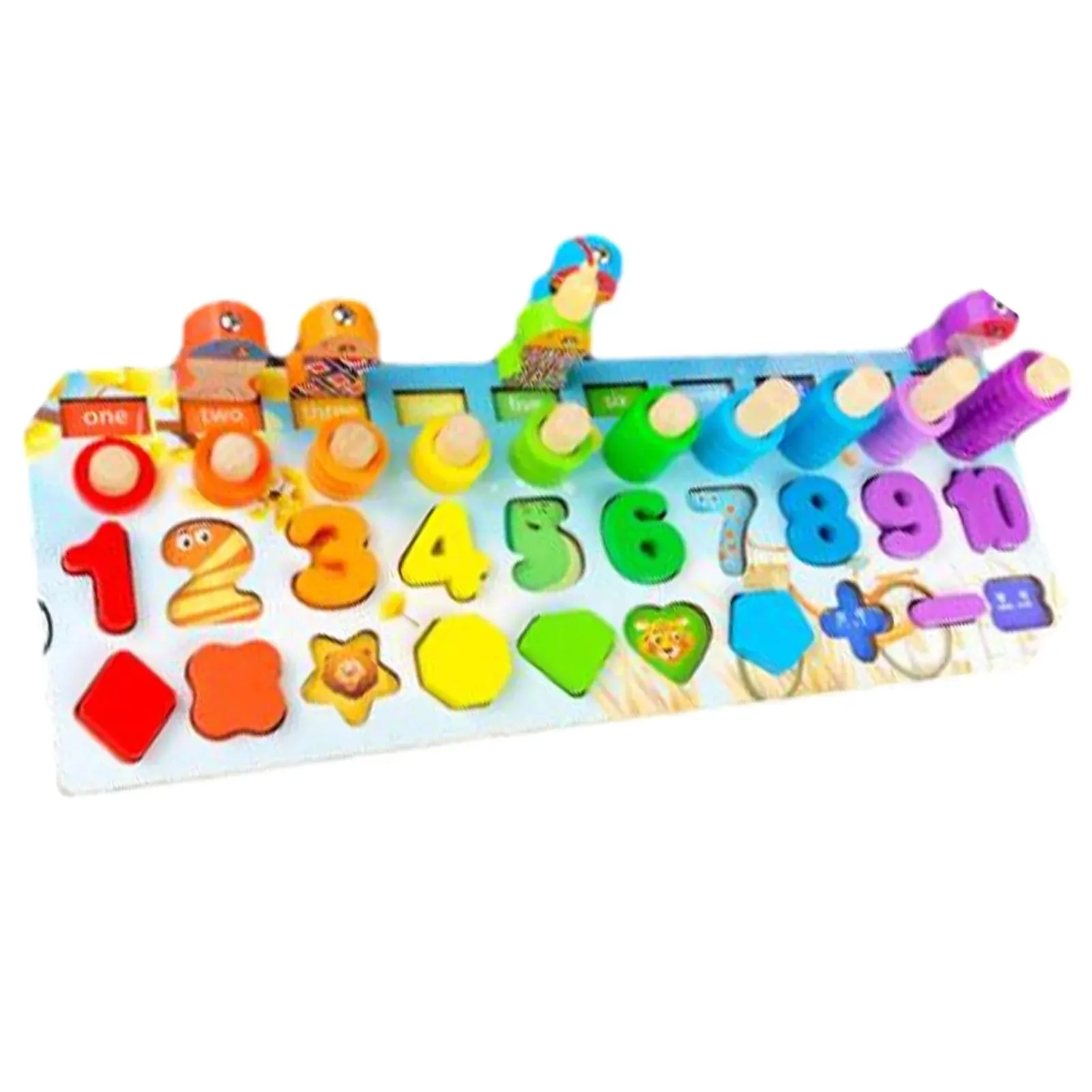Interactive Montessori Math Fishing Board - Wooden Learning Toy for Toddlers