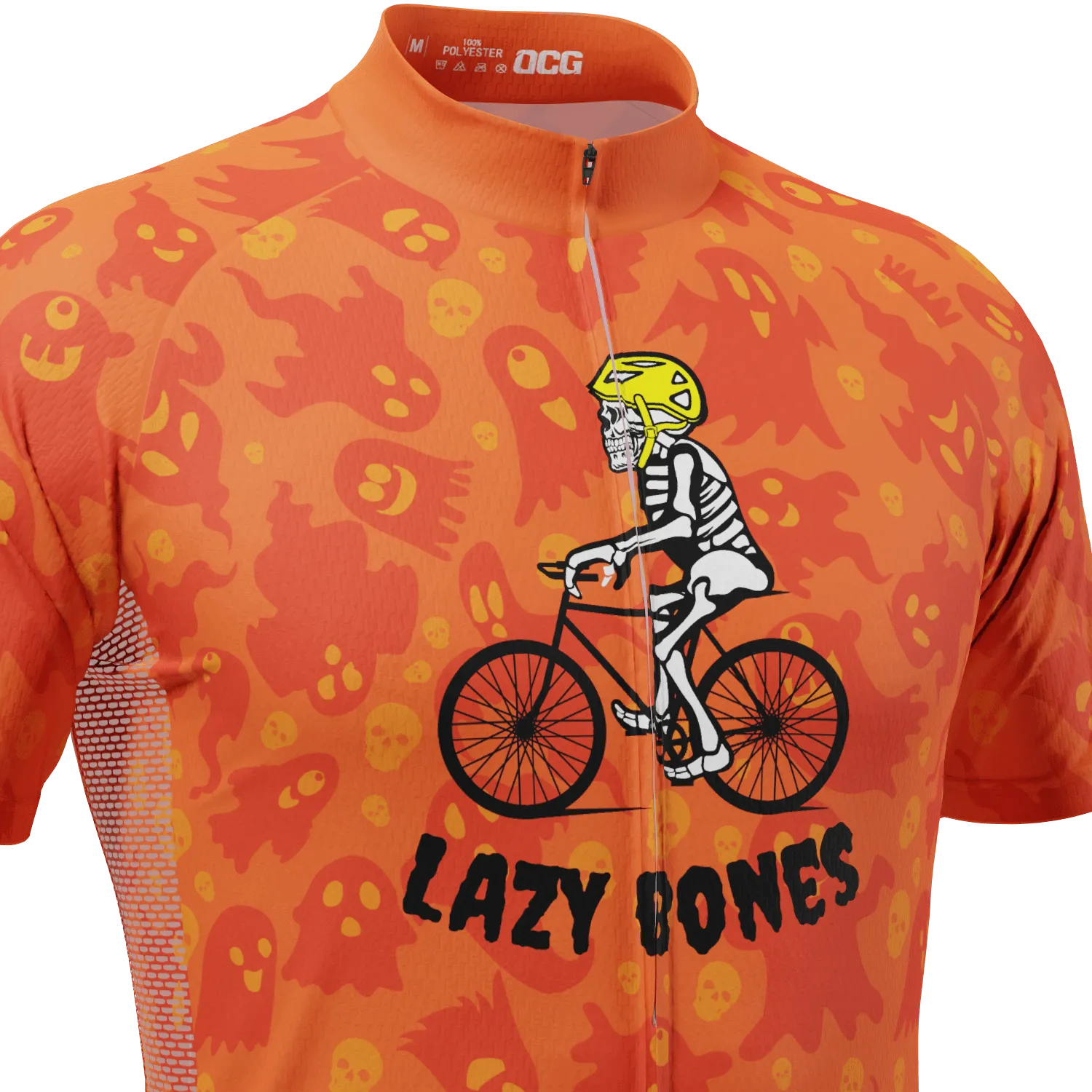 Men's Lazy Bones Short Sleeve Cycling Jersey