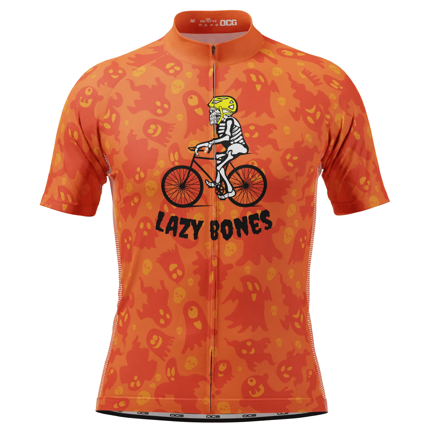 Men's Lazy Bones Short Sleeve Cycling Jersey