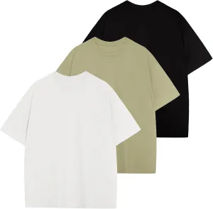 Men's Oversized T Shirts Lightweight Cooling Soft T-Shirt Short Sleeve Slick Casual Basic Crewneck Tee Shirt