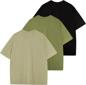 Men's Oversized T Shirts Lightweight Cooling Soft T-Shirt Short Sleeve Slick Casual Basic Crewneck Tee Shirt