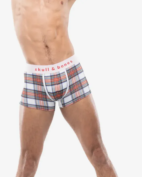 Skull & Bones Tartan Plaid Trunk